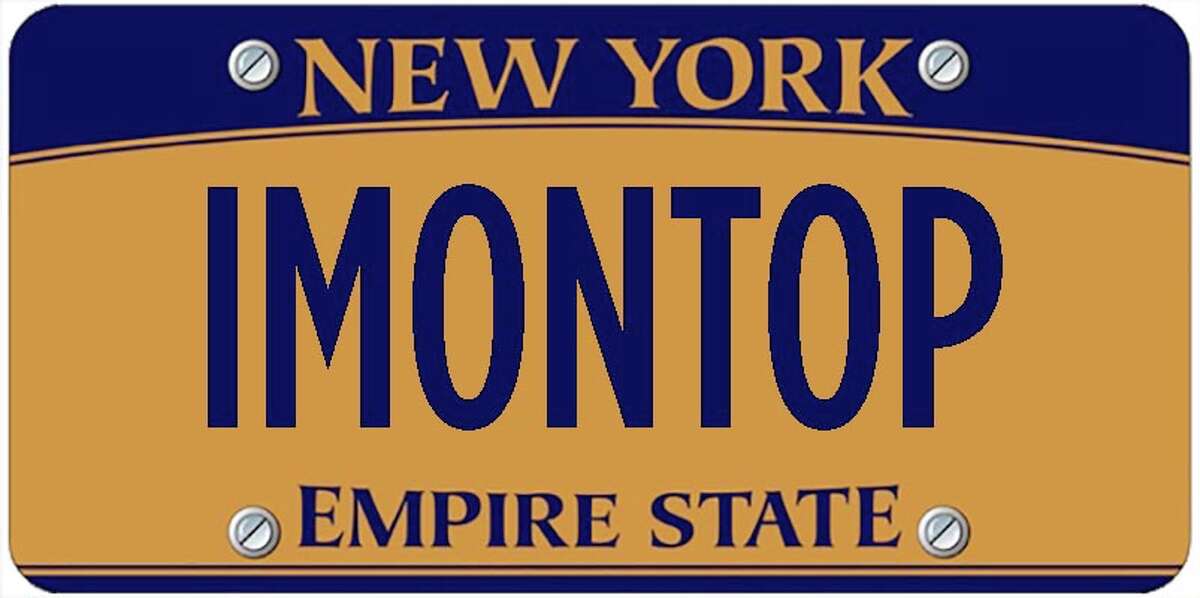 A sampling of personalized plates not allowed by New York's Department of Motor Vehicles. The list is updated periodically by state officials.