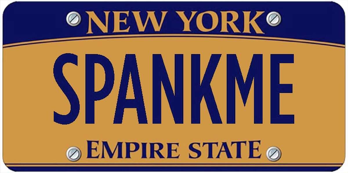 A sampling of personalized plates not allowed by New York's Department of Motor Vehicles. The list is updated periodically by state officials.