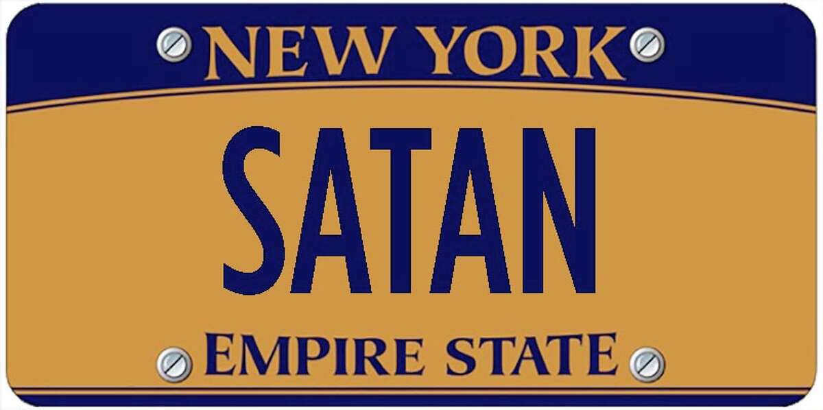 A sampling of personalized plates not allowed by New York's Department of Motor Vehicles. The list is updated periodically by state officials.