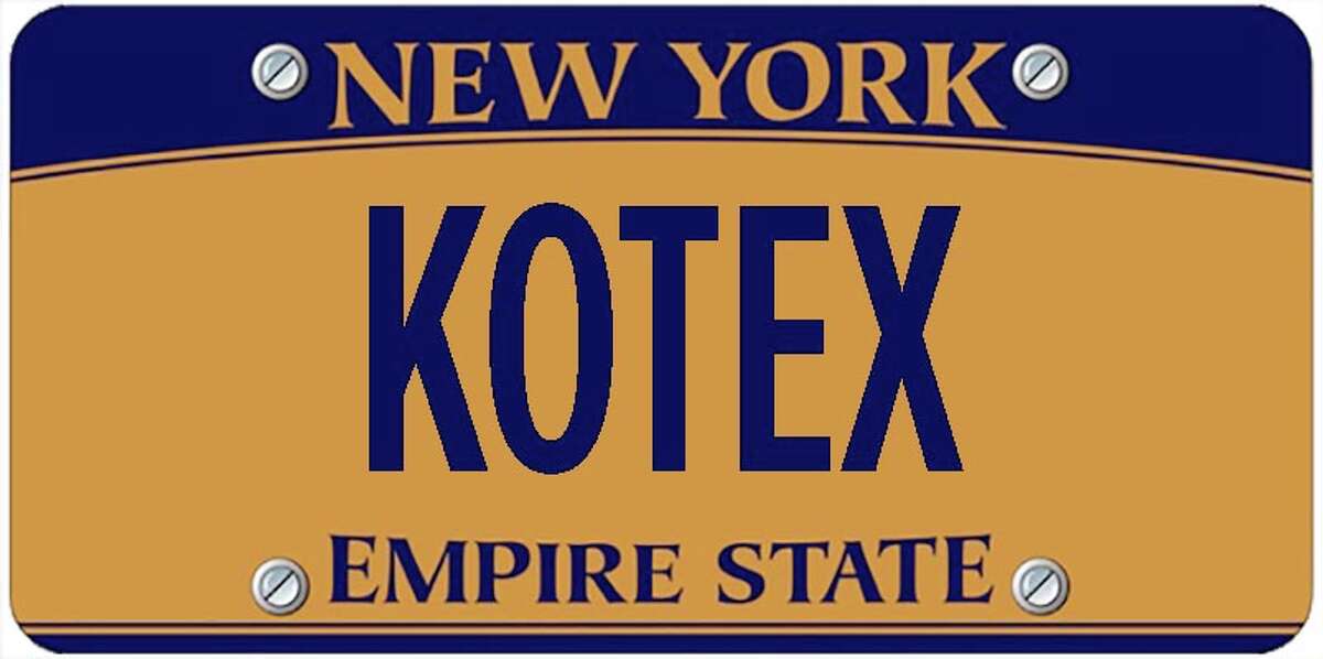 A sampling of personalized plates not allowed by New York's Department of Motor Vehicles. The list is updated periodically by state officials.