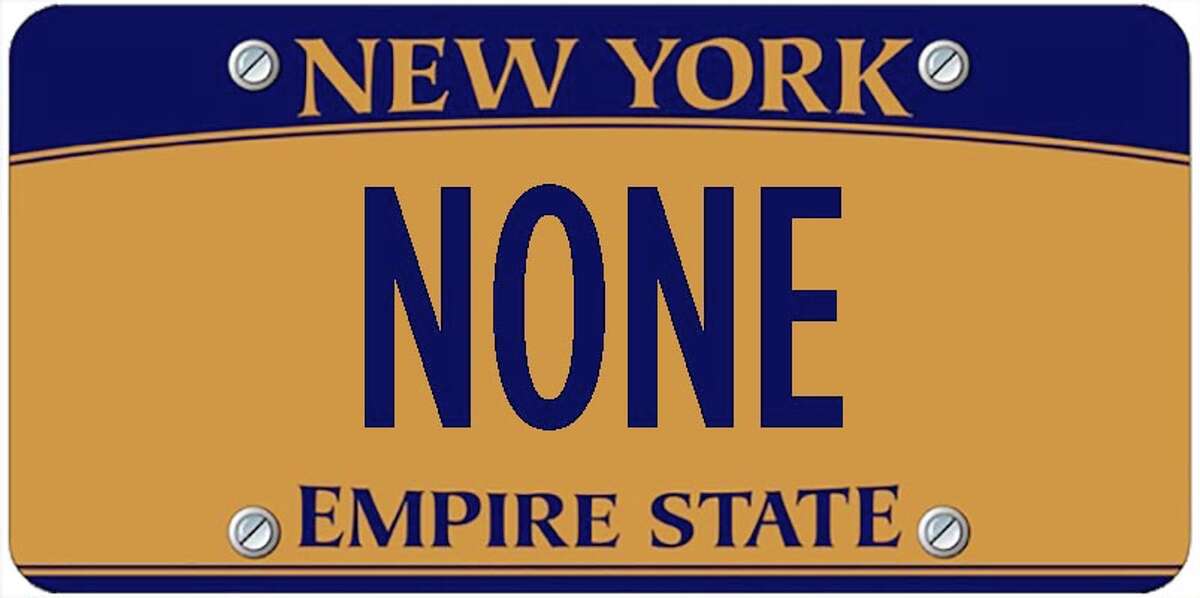 A sampling of personalized plates not allowed by New York's Department of Motor Vehicles. The list is updated periodically by state officials.