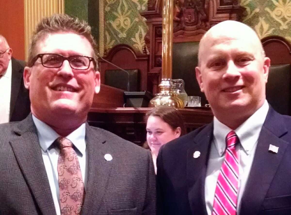 Rep. Gary Glenn, left, and Rep. Roger Hauck will lead the Energy Policy Committee of the Michigan House of Representatives. For the next two years, Glenn will chair the committee while Hauck will serve as majority vice-chairman.