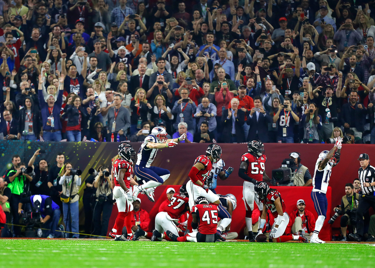 Mark Wahlberg left Super Bowl LI before the Patriots' epic