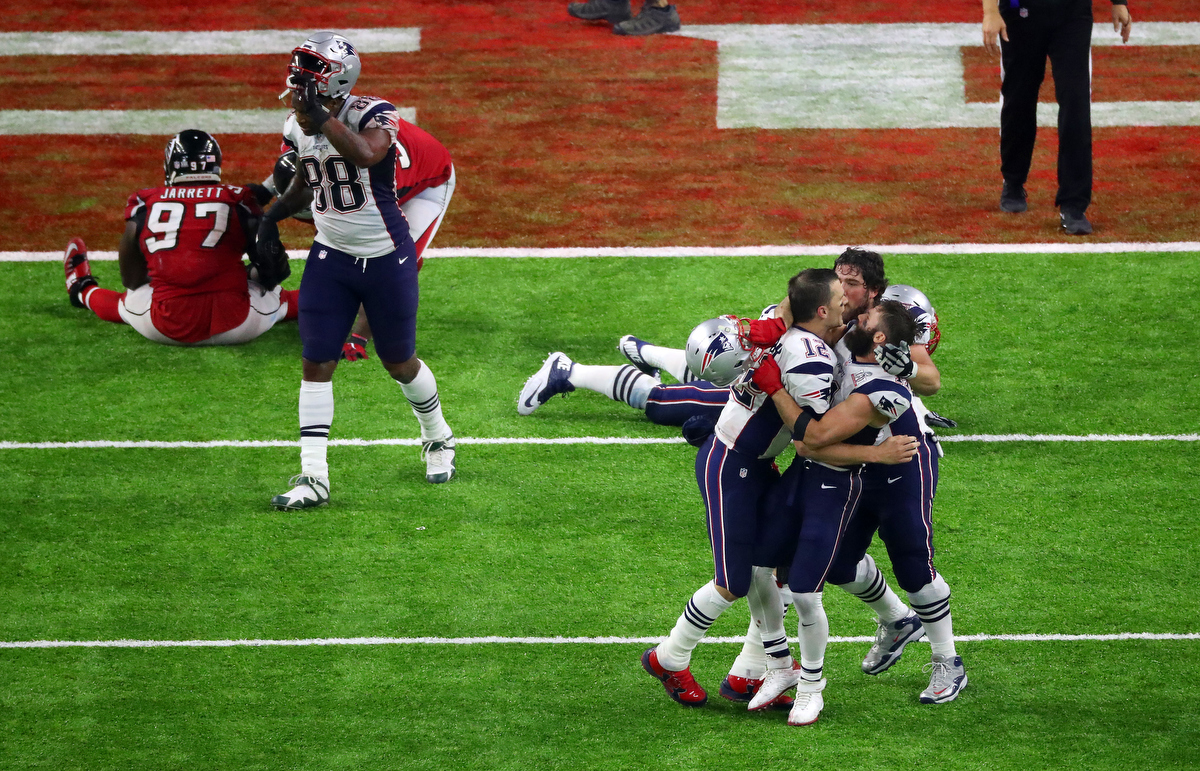 Patriots pull biggest Super Bowl comeback, beat Falcons 34-28 in overtime