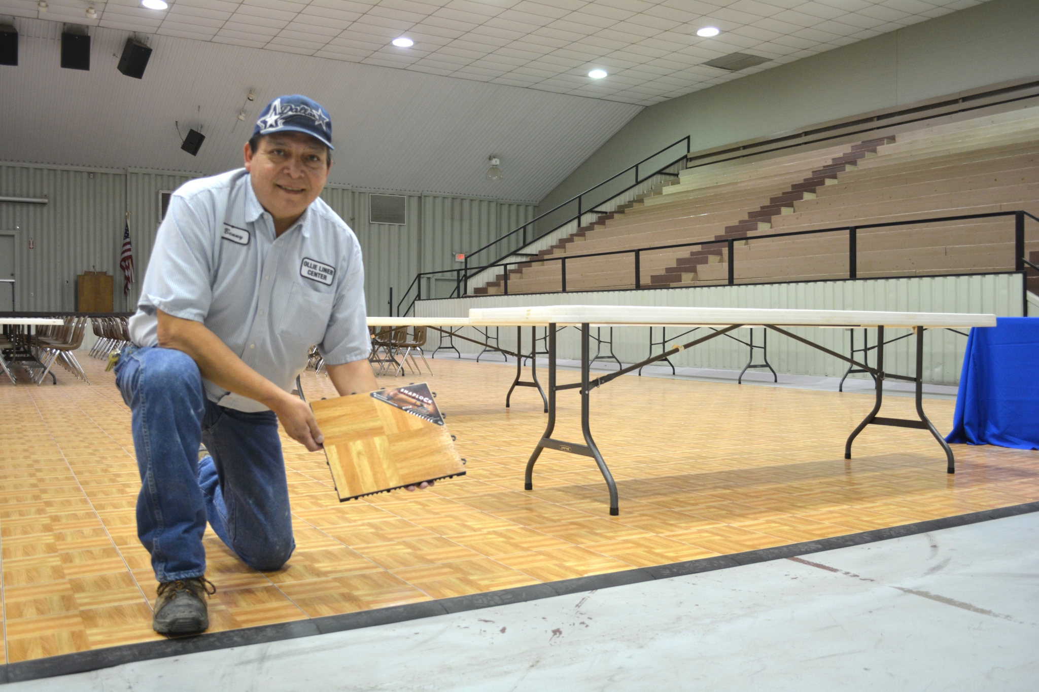 Ollie Liner Center Gets Special Event Flooring