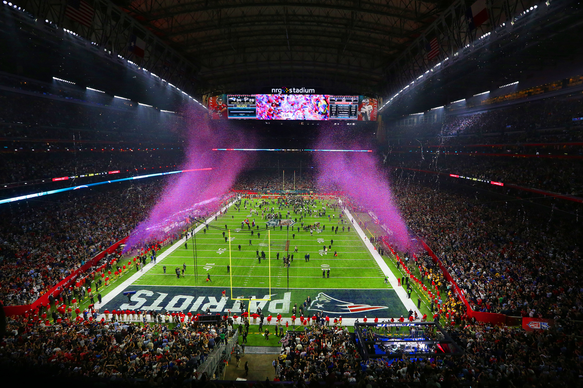 snuck into Super Bowl at NRG Stadium 