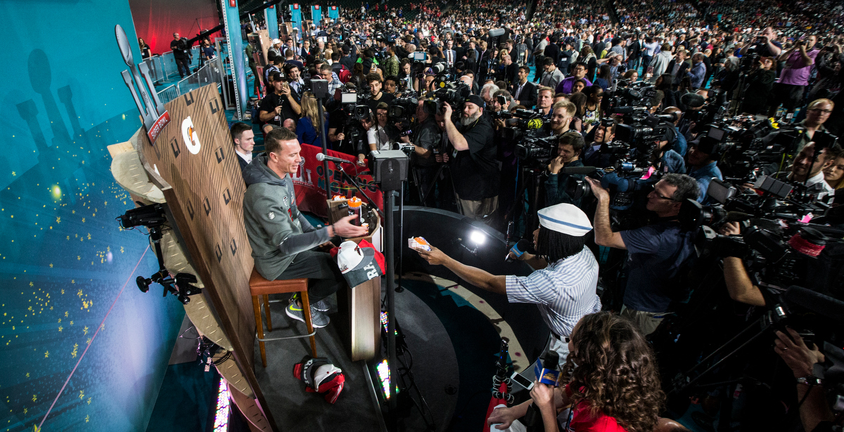 Fun with Super Bowl Media Day