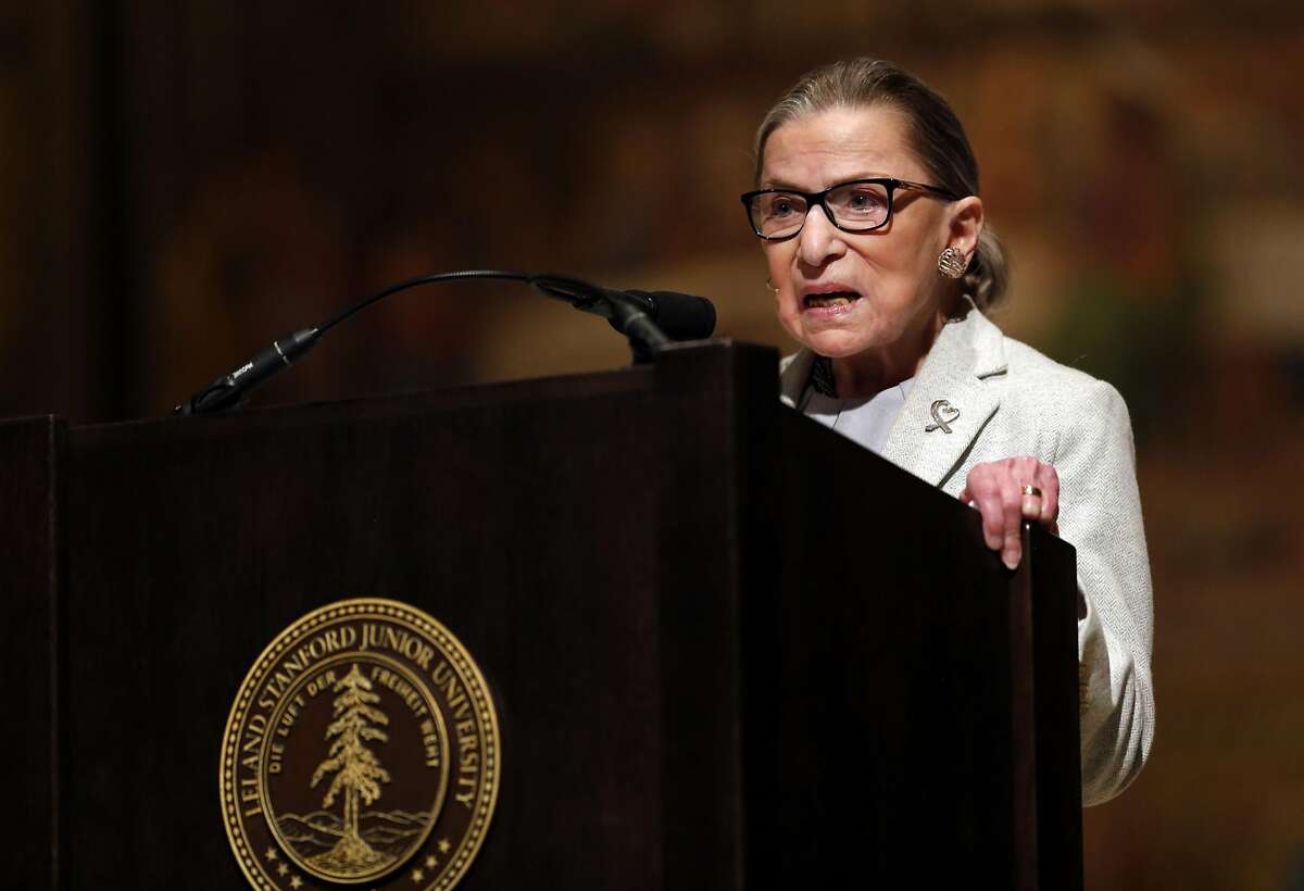 Supreme Court Justice Ruth Bader Ginsburg, pictured on February 6, 2017, died Friday of complications from metastatic pancreatic cancer. She was 87.