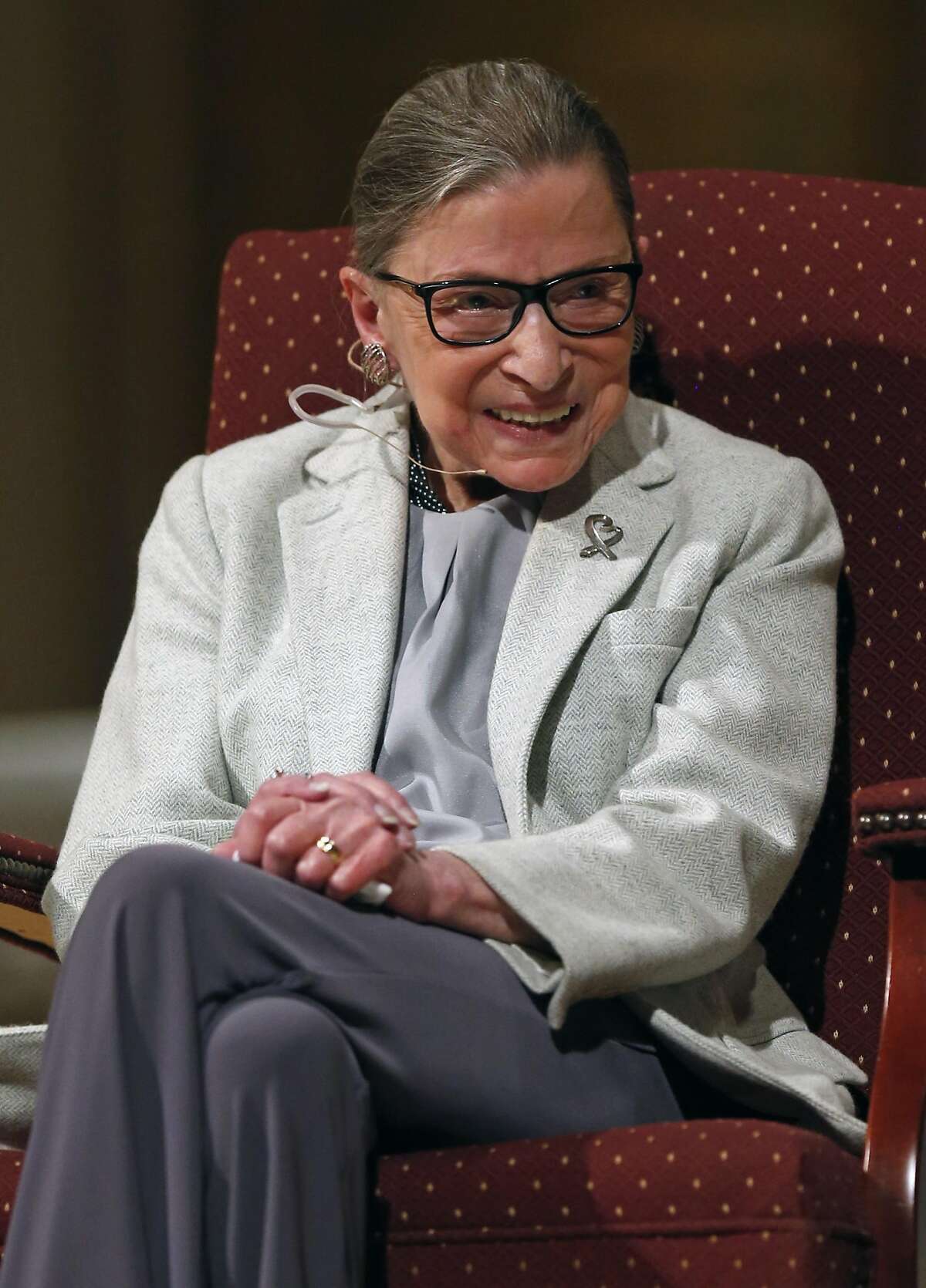 Ruth Bader Ginsburg At Stanford University 8523