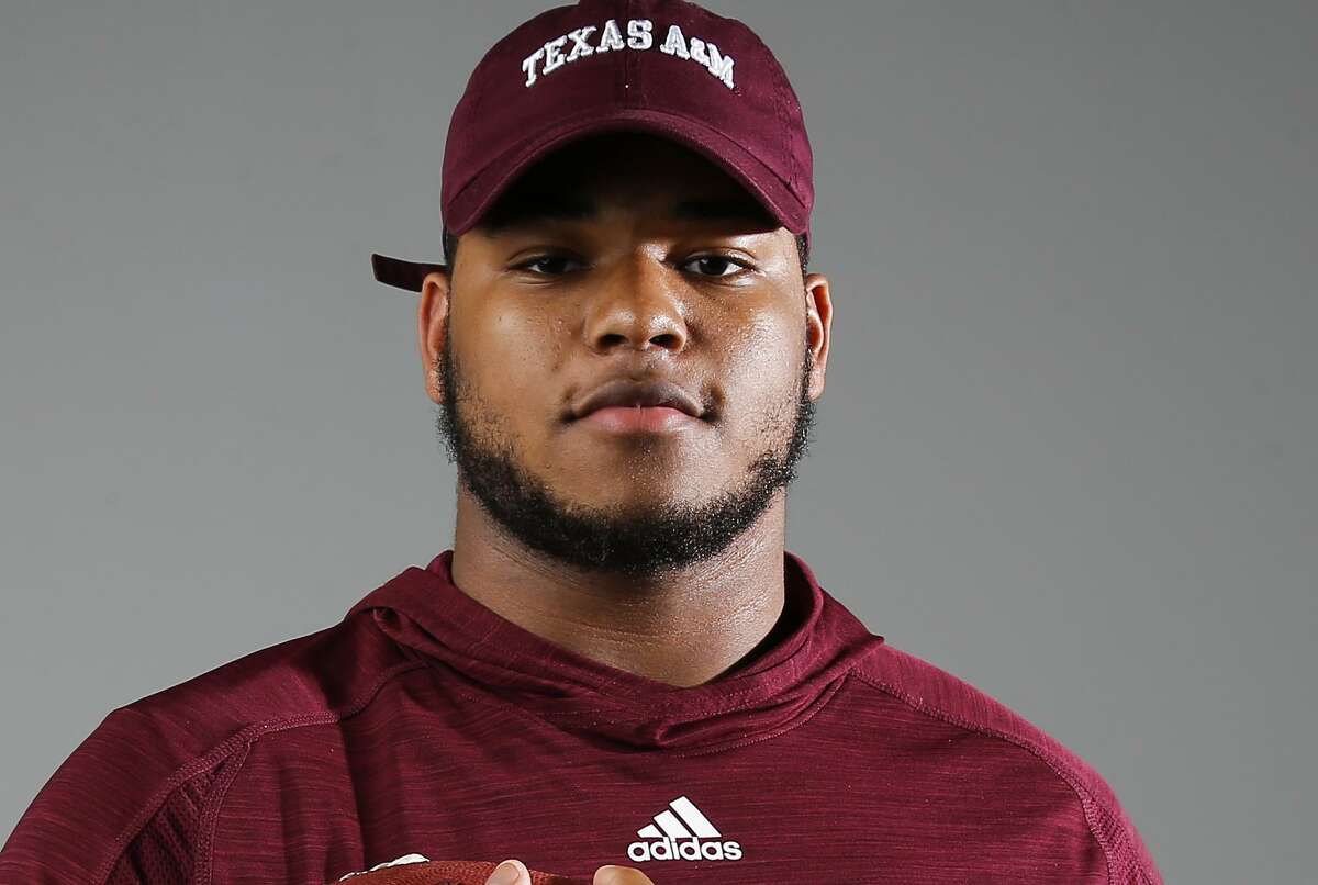 Texas A&M tight end recruit Camron Horry poses for a portrait on Jan. 22, 2017 in Houston.