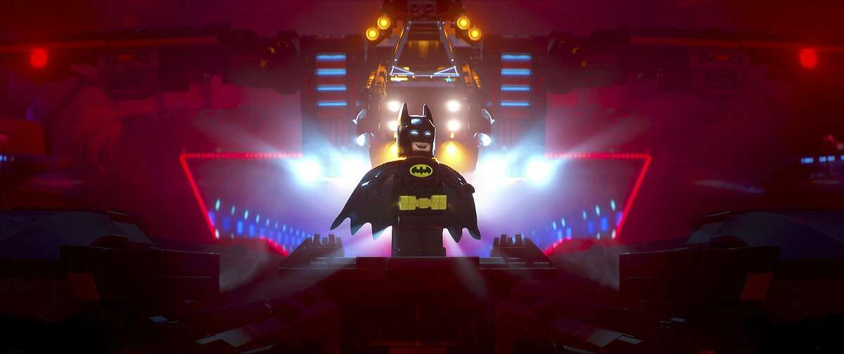 This image released by Warner Bros. Pictures shows Batman, voiced by Will Arnett, in a scene from "The LEGO Batman Movie." (Warner Bros. Pictures via AP)