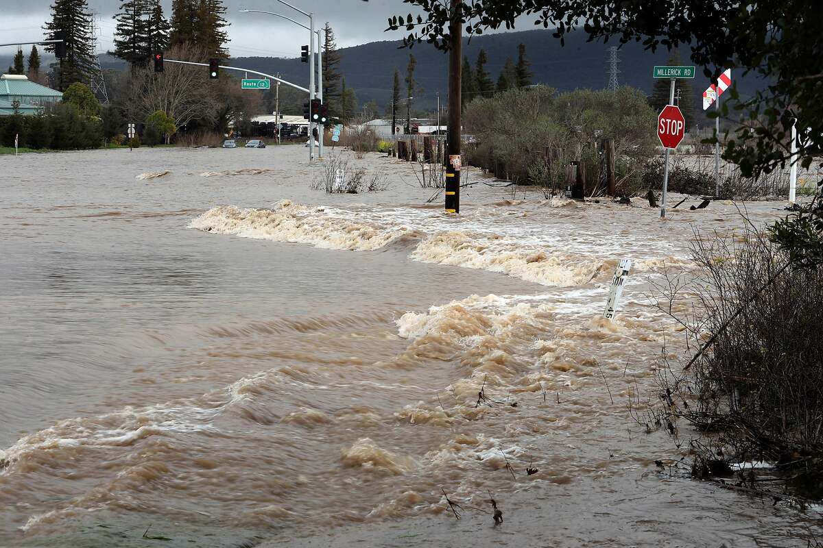 Dramatic photos show widespread flooding throughout Marin County