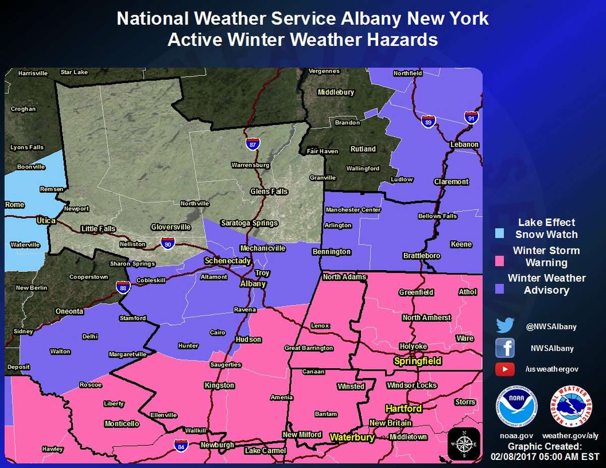 Another snowstorm heading to Albany area