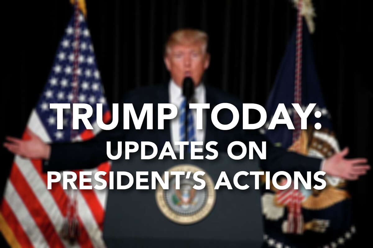 Click through to see previous Trump Today items and updates on the president's actions so far.