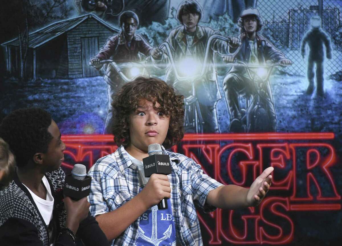 Actor Gaten Matarazzo participates in the BUILD Speaker Series to discuss the Netflix series, “Stranger Things.” Netflix has conducted a merchandise test with Hot Topic Inc., which sold T-shirts, mugs, caps and jewelry tied to sci-fi smash “Stranger Things.”