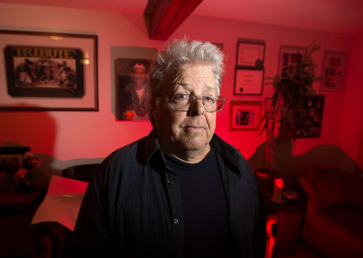 Boots Hughston, promoter for the 50th Anniversary Summer of Love Concert in Golden Gate Park, poses for a portrait at his home in Mill Valley, California on February 08, 2017. After nine months of work preparing for the concert, he was turned down for a permit from the city of San Francisco.