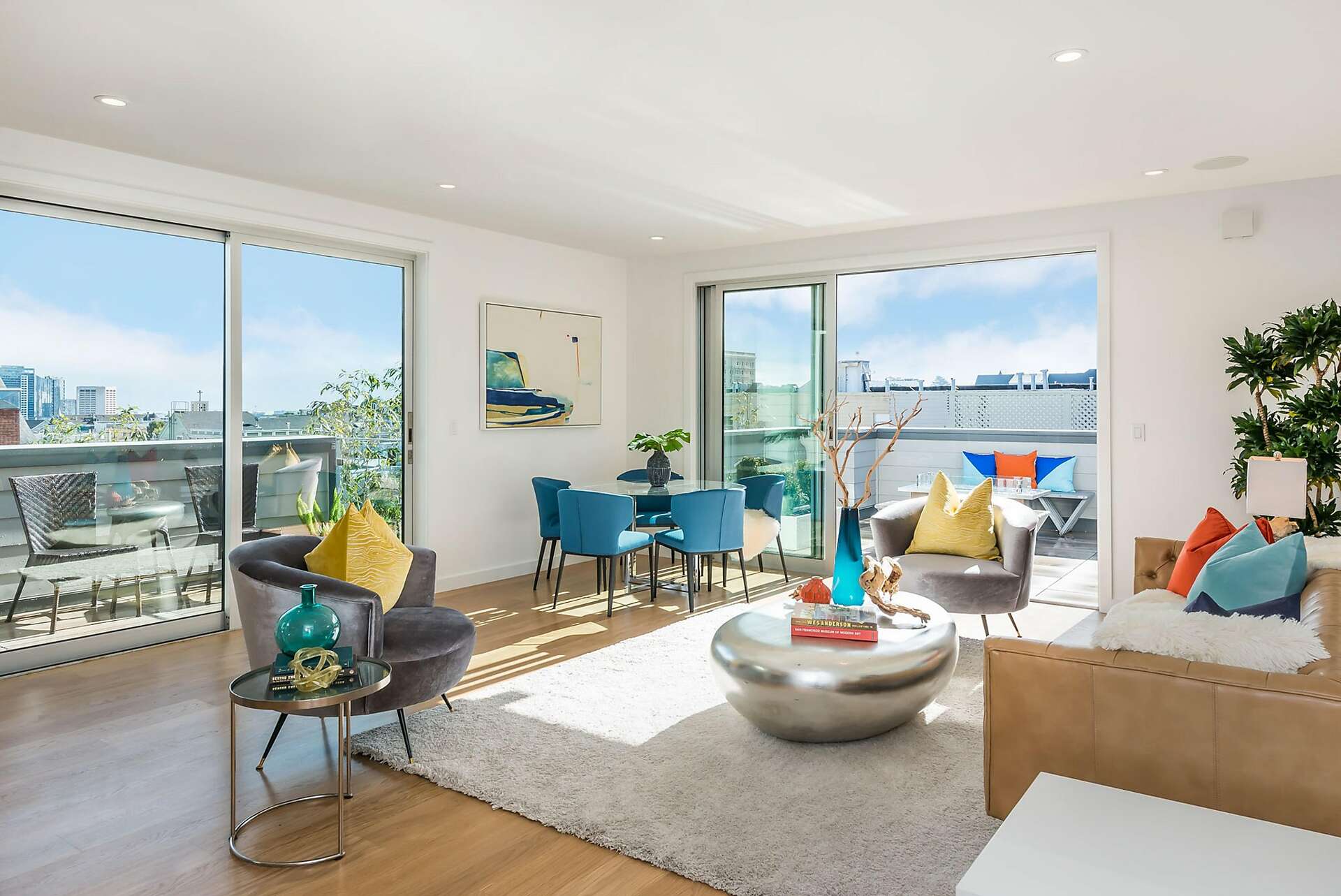 View of Luxury NoPa penthouse boasts expansive terrace