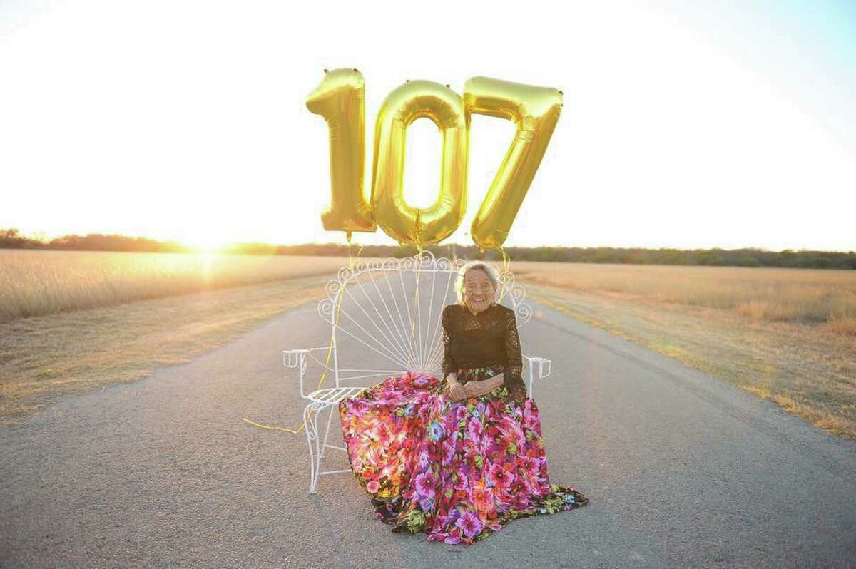 Luz Gamboa Rangel, of Crystal City, celebrated her 107th birthday on Feb. 8. 