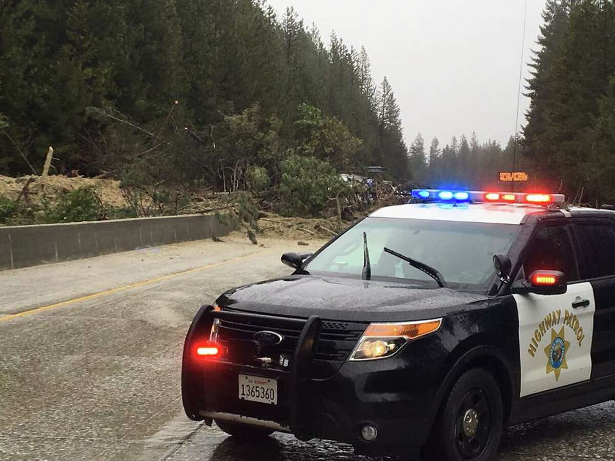 A mudslide closed all lanes of I-80 in the Sierra on Friday, Feb. 10, 2017.