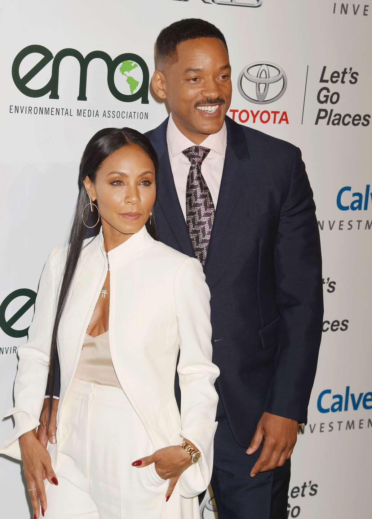 Jada Pinkett Smith and Will Smith  The actor told ET, "“We've been married 20 years and we've been asking ourselves [what’s the secret to marriage] and really at the end of the day it’s just not quitting... You can’t expect it to be easy, it’s like our marriage was the most difficult, grueling, excruciating thing that we have ever taken on in our lives. And you know were just not quitters.”