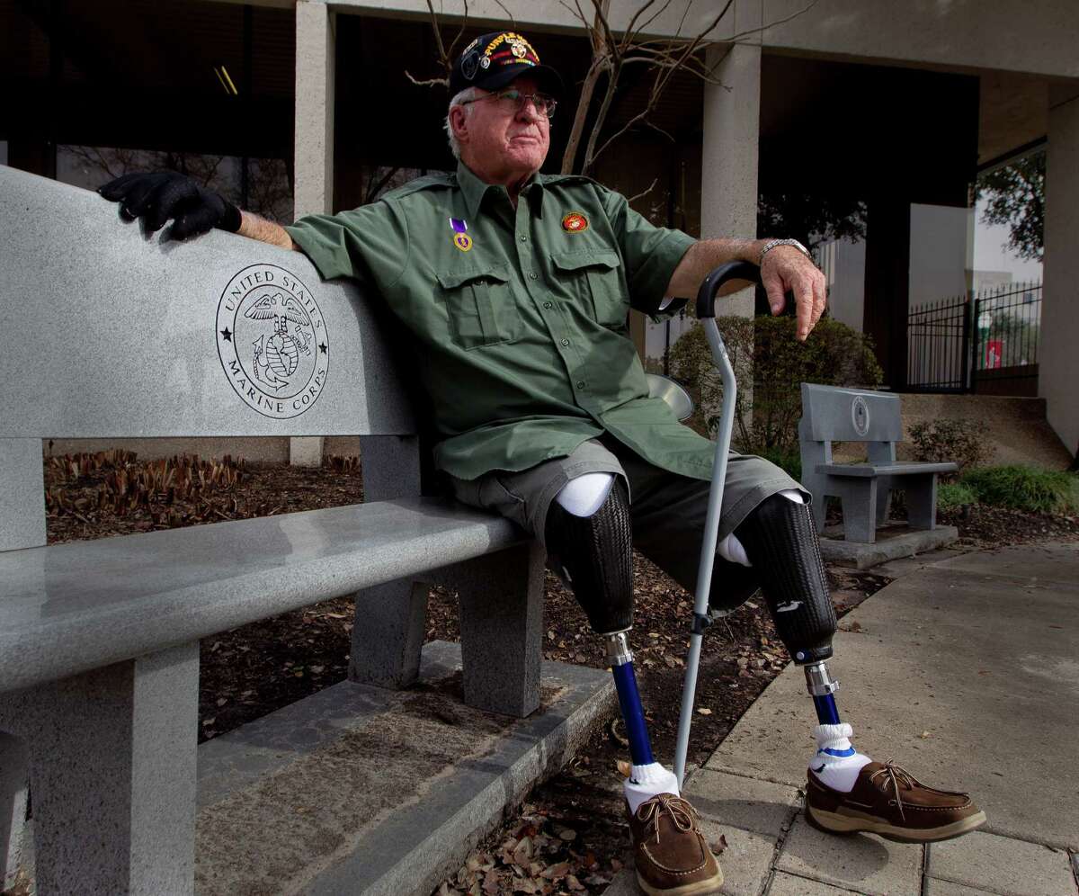 Retired United States Marine Corps Cpl. Jimmie Edwards III is working to decommission the Montgomery County War Memorial Park to move it to a new location near Interstate 45 and FM 2978. Edwards lost both legs after being hit by a mortar shell while serving in Vietnam in 1969.