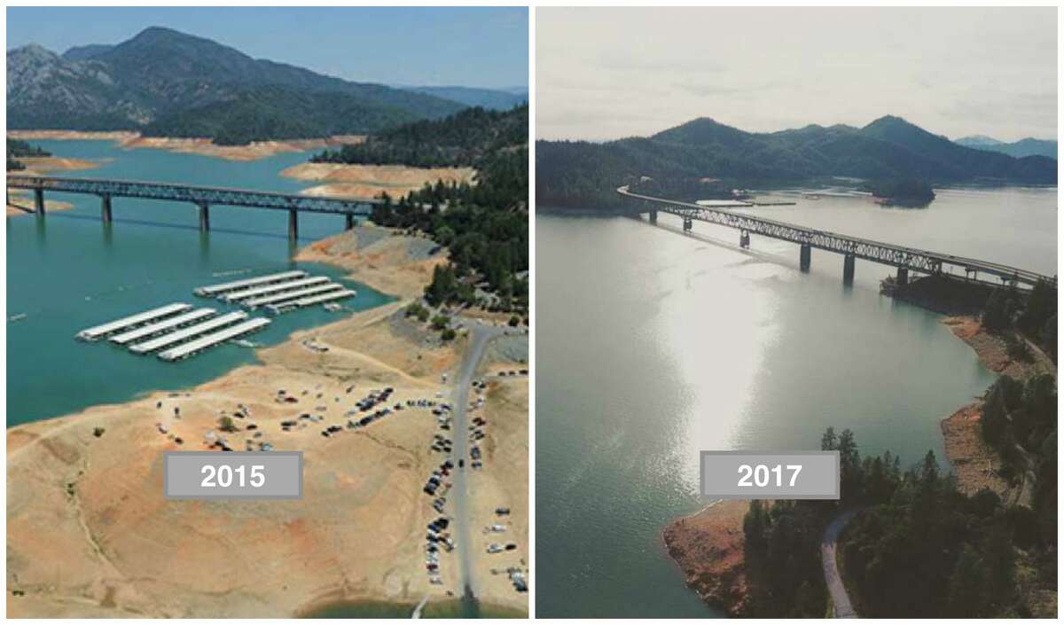 215 billion gallons of water has poured into Shasta Lake since Feb. 1