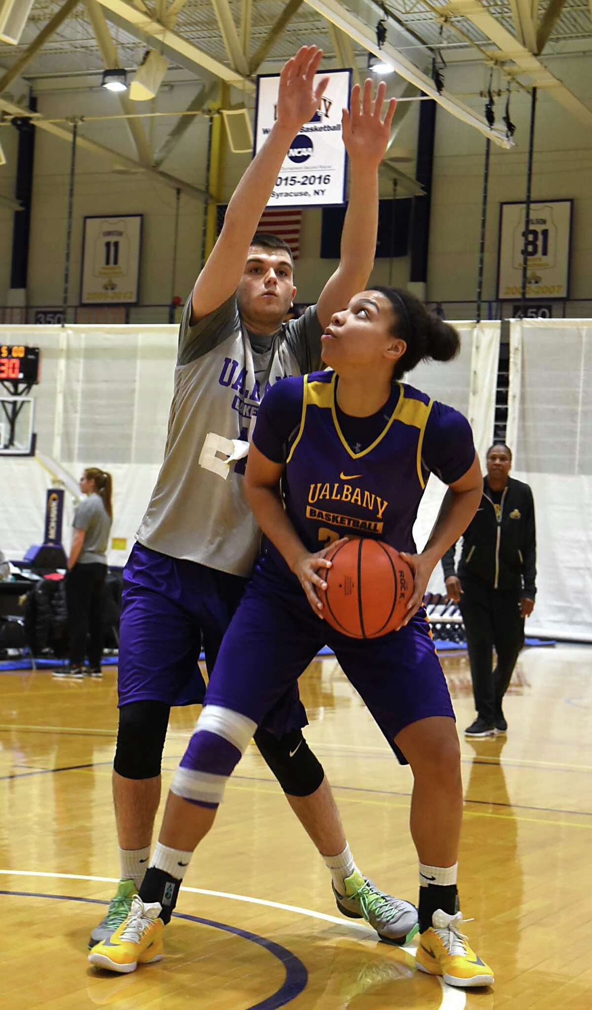 In women's basketball, men have a role on practice floor