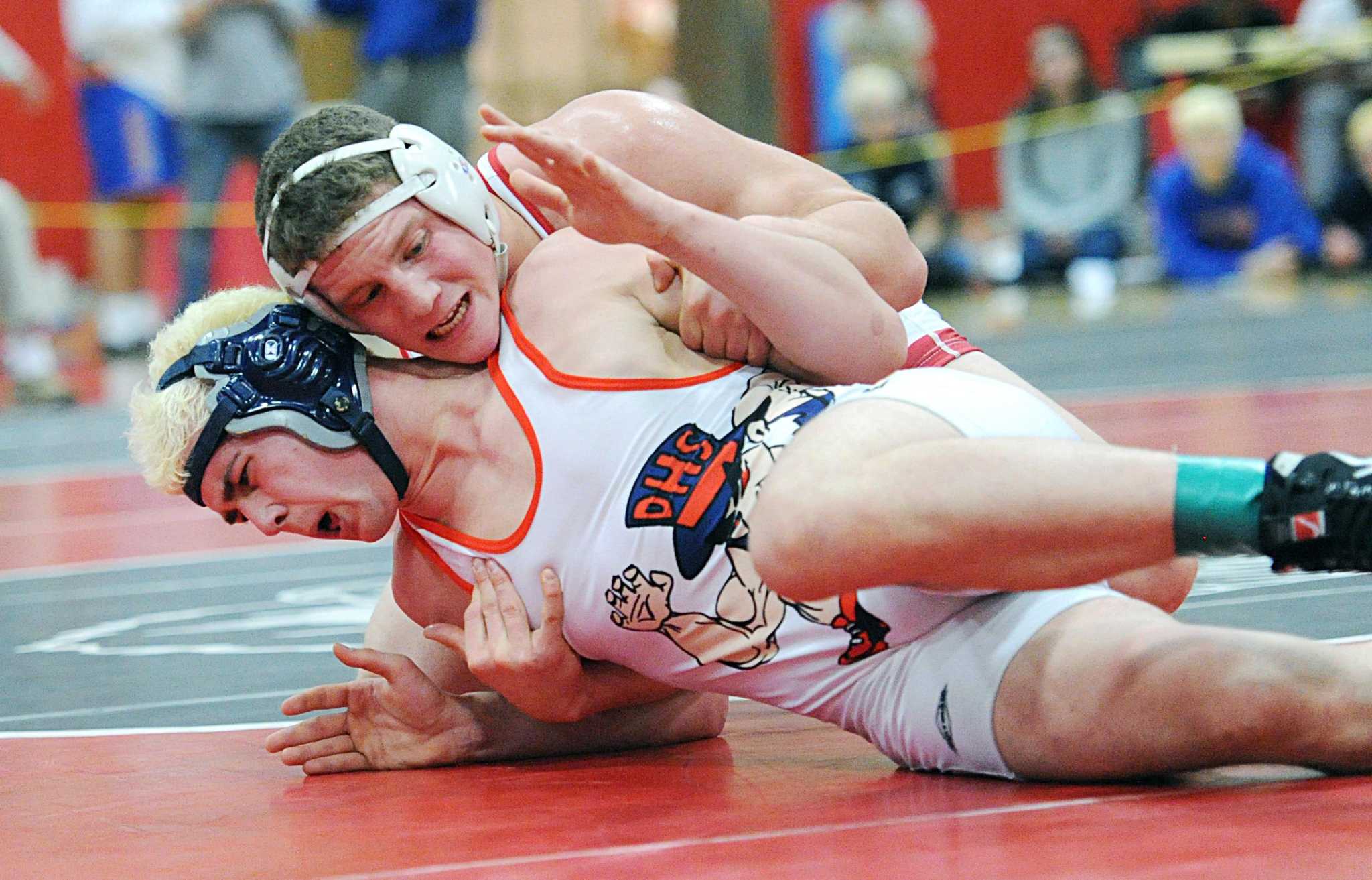 Hatters win big at FCIAC wrestling championships