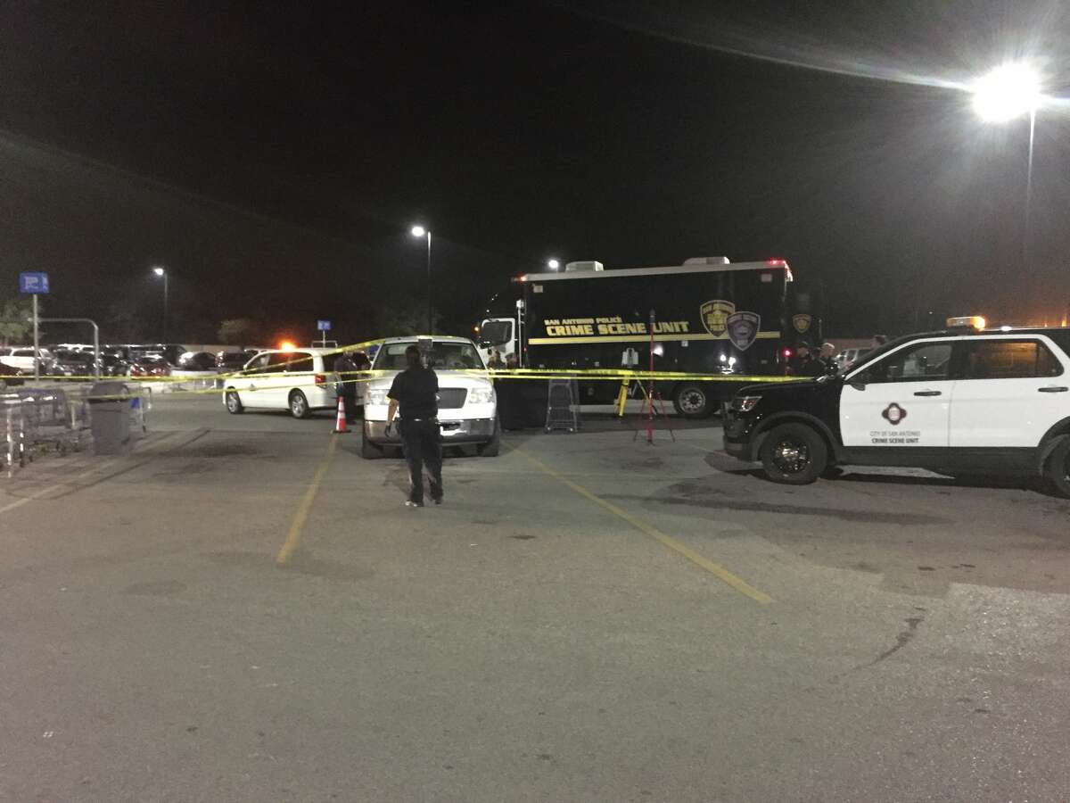A woman in her 30s sustained one stab wound to her chest following an altercation in the parking lot of a Walmart at 11200 Potranco Road on the Far West Side.
