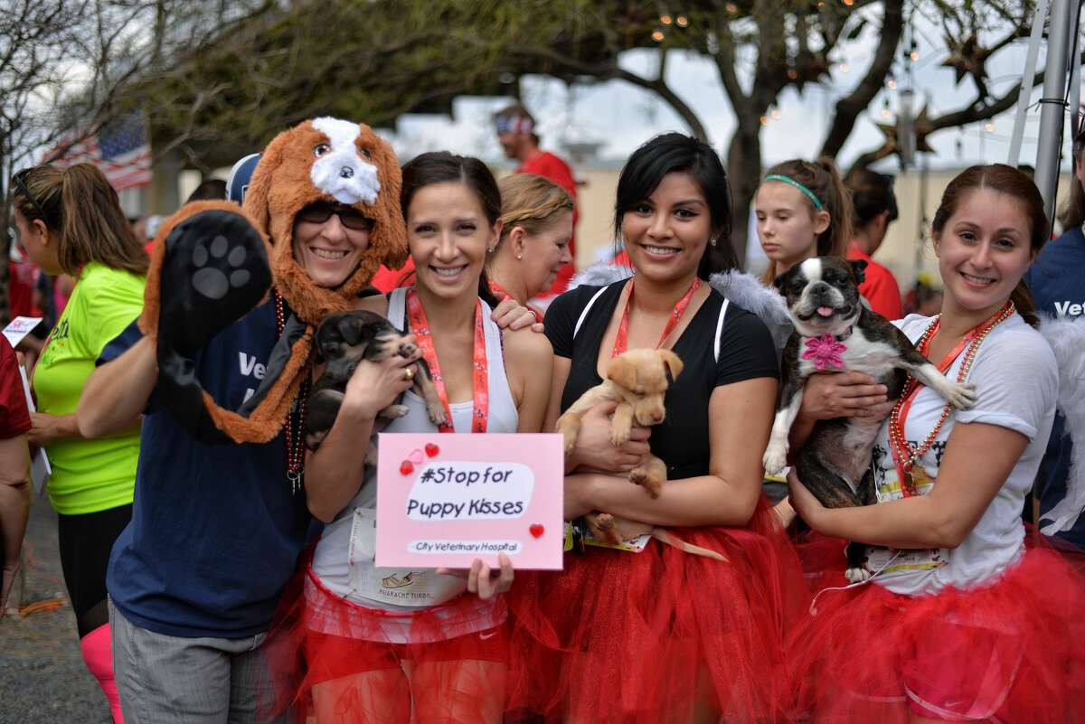 In a an early Valentine’s Day show of love and devotion, many in San Antonio took to the streets on Sunday, Feb. 2, 2017, for the 6th Annual Be My Valentine 5K Run/Walk from Alamo Beer Brewery.