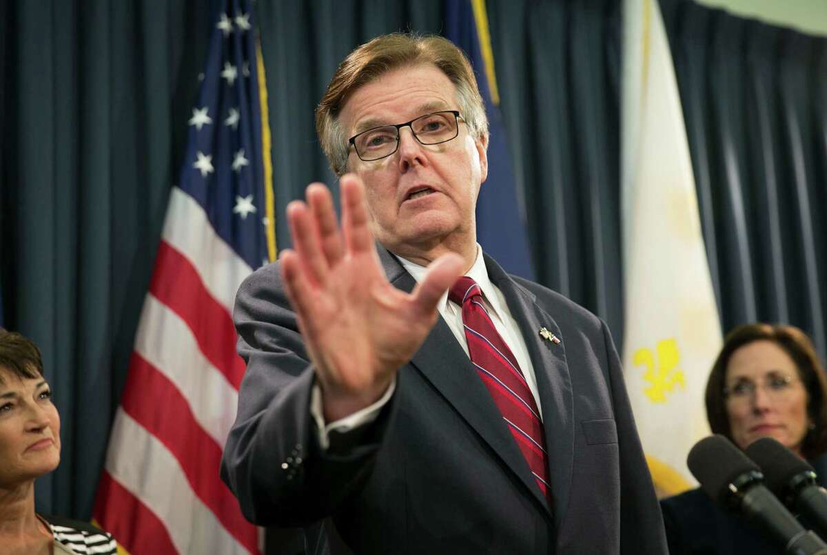 Lt. Gov. Dan Patrick had harsh words for Harris County District Attorney Kim Ogg's plan to decriminalize marijuana. Keep going for more images from the announcement. 