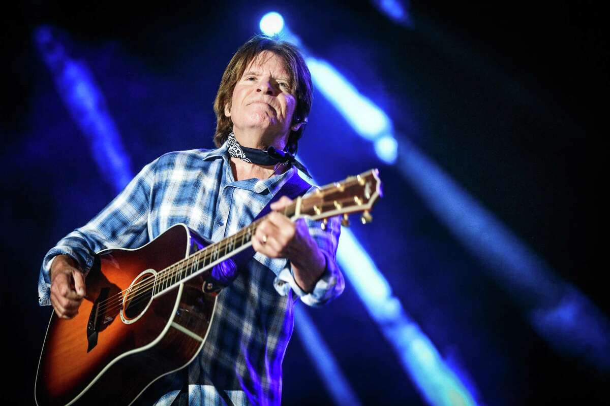 John Fogerty, shown performing last year in California, wore his signature western plaid shirt for his first San Antonio Stock Show & Rodeo performance.
