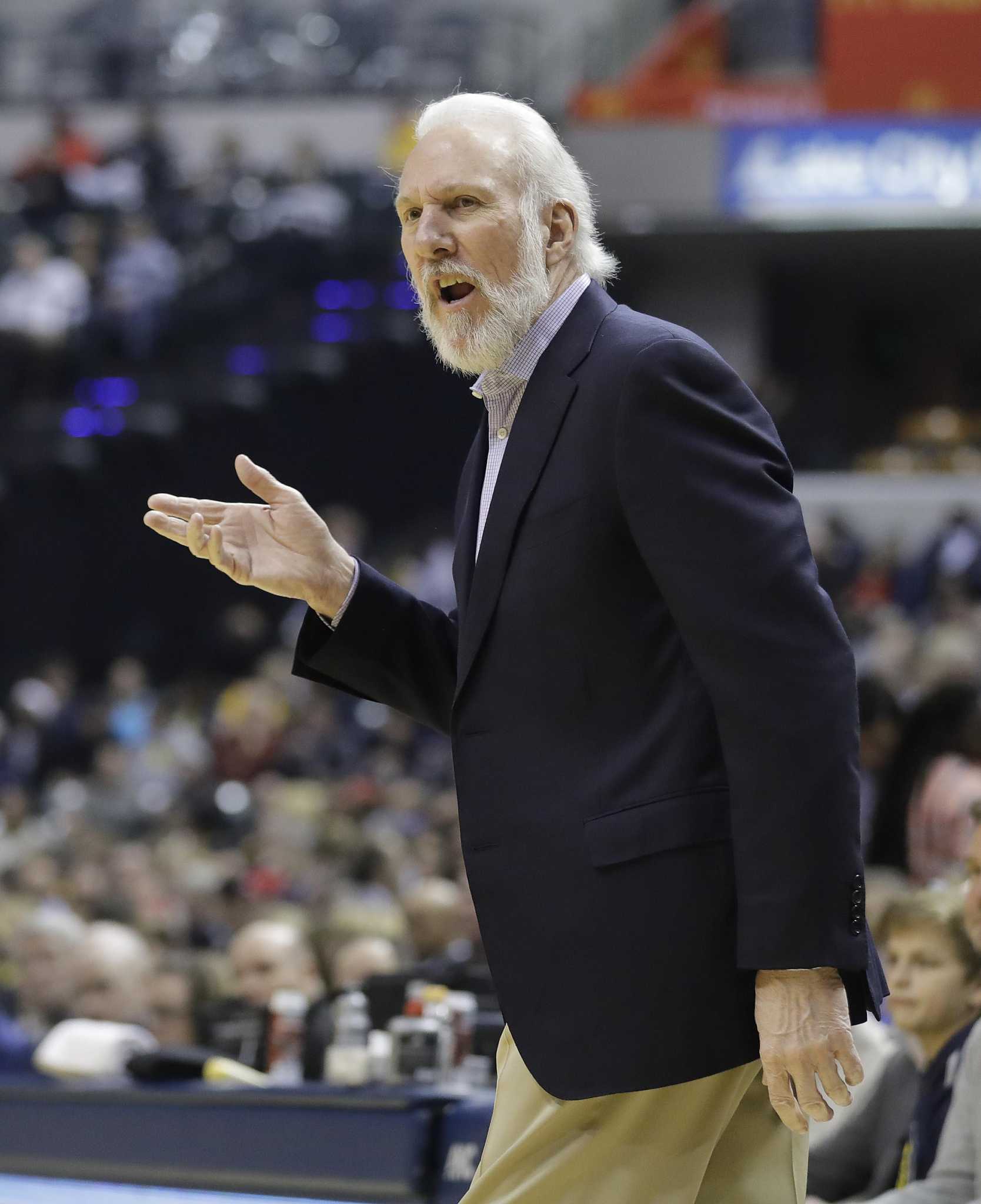 Spurs Coach Gregg Popovich Finds A Voice As Critic Of President