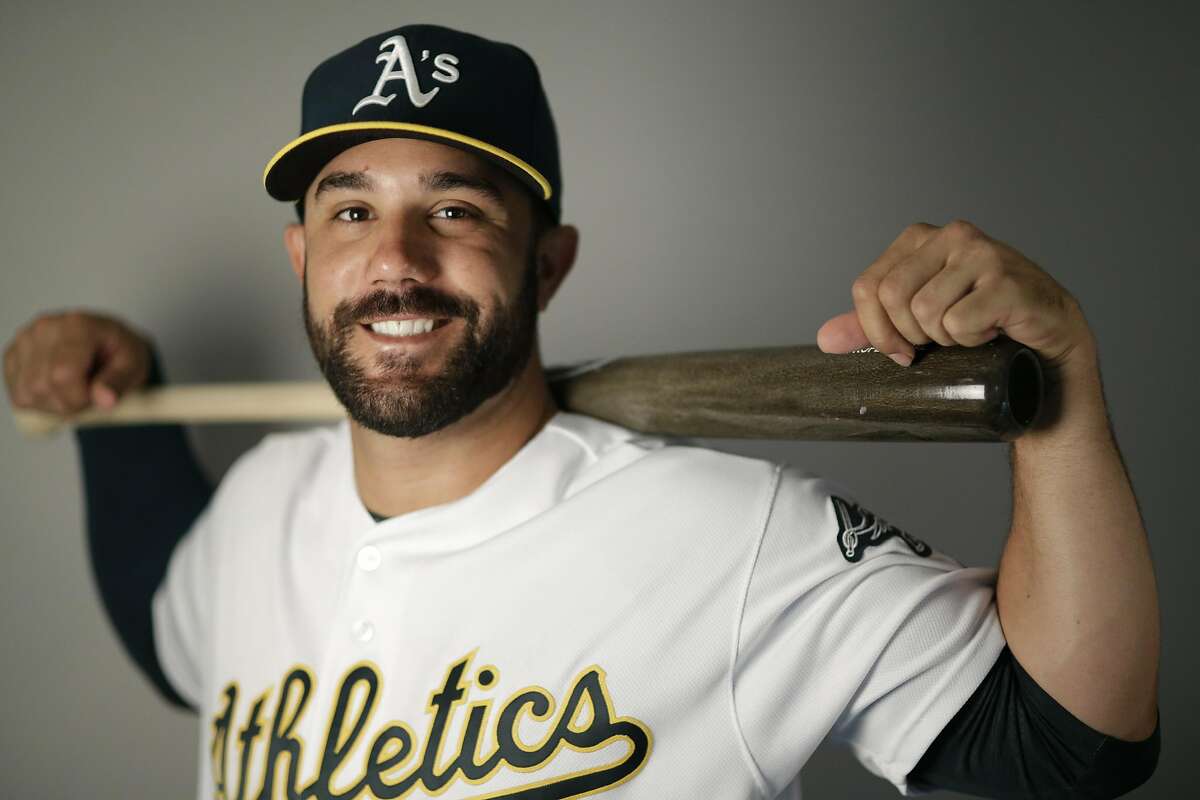 This is a 2016 photo of Andrew Lambo of the Oakland Athletics baseball team. This image reflects the Oakland Athletics active roster as of Monday, Feb. 29, 2016, when this image was taken. (AP Photo/Chris Carlson)