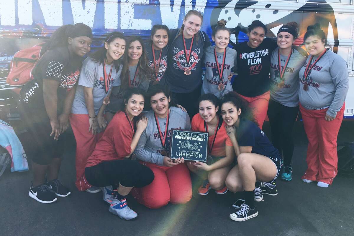 The Plainview girls' powerlifting team won the championship at the Levelland meet. The Lady Bulldogs had two individual champs and scored 41 points.