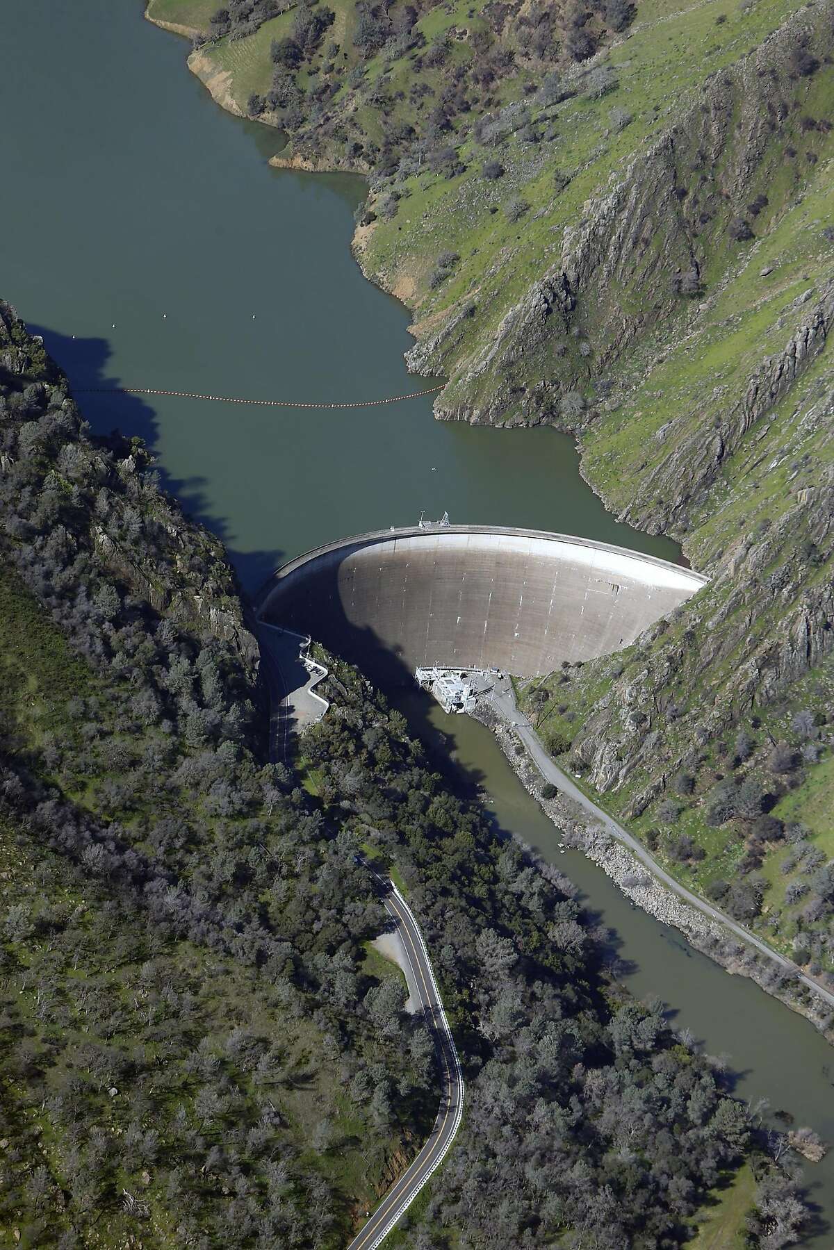 Lake Berryessa's Glory Hole Spillway Overflows In California