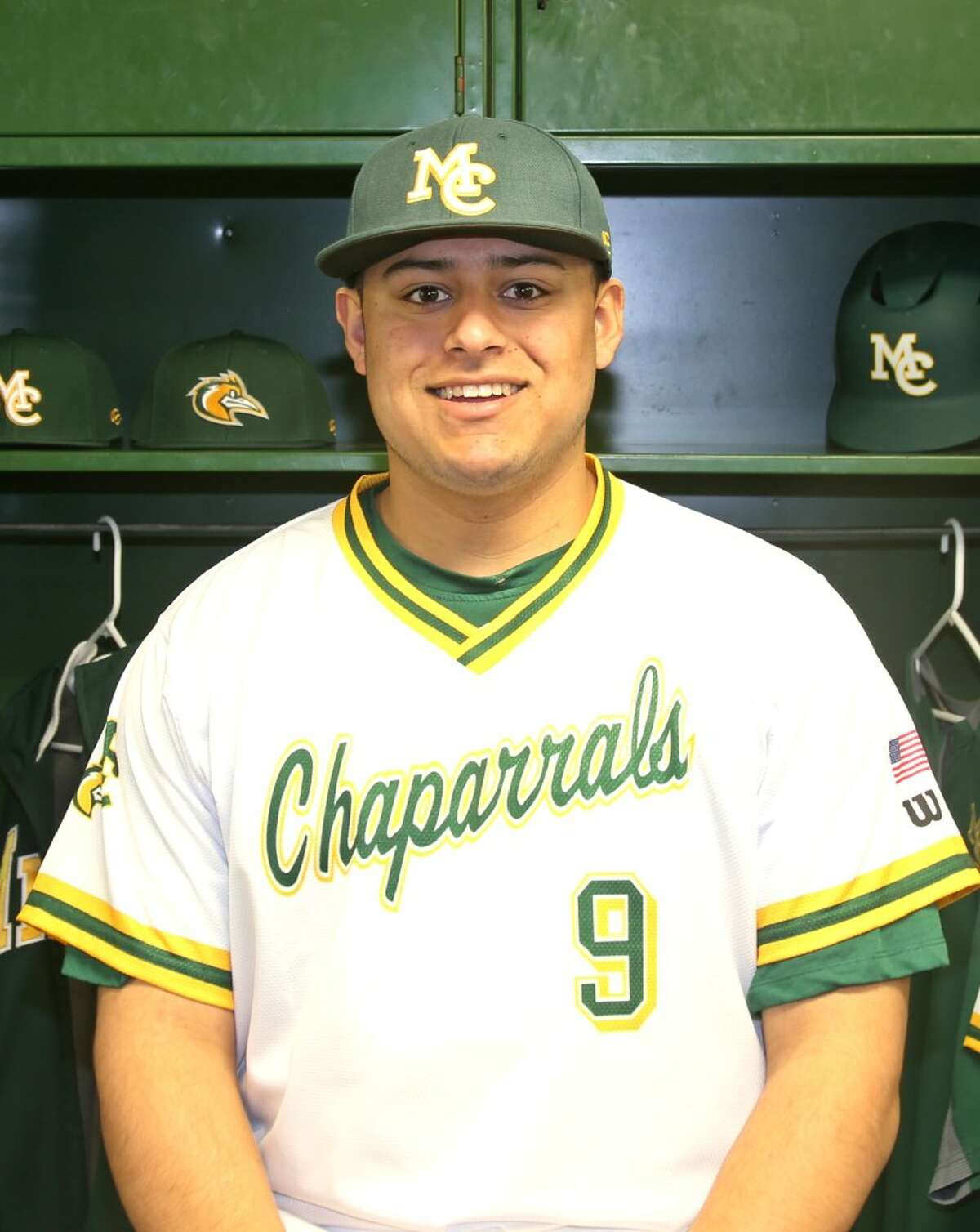 Midland College baseball player Alex Salcido.