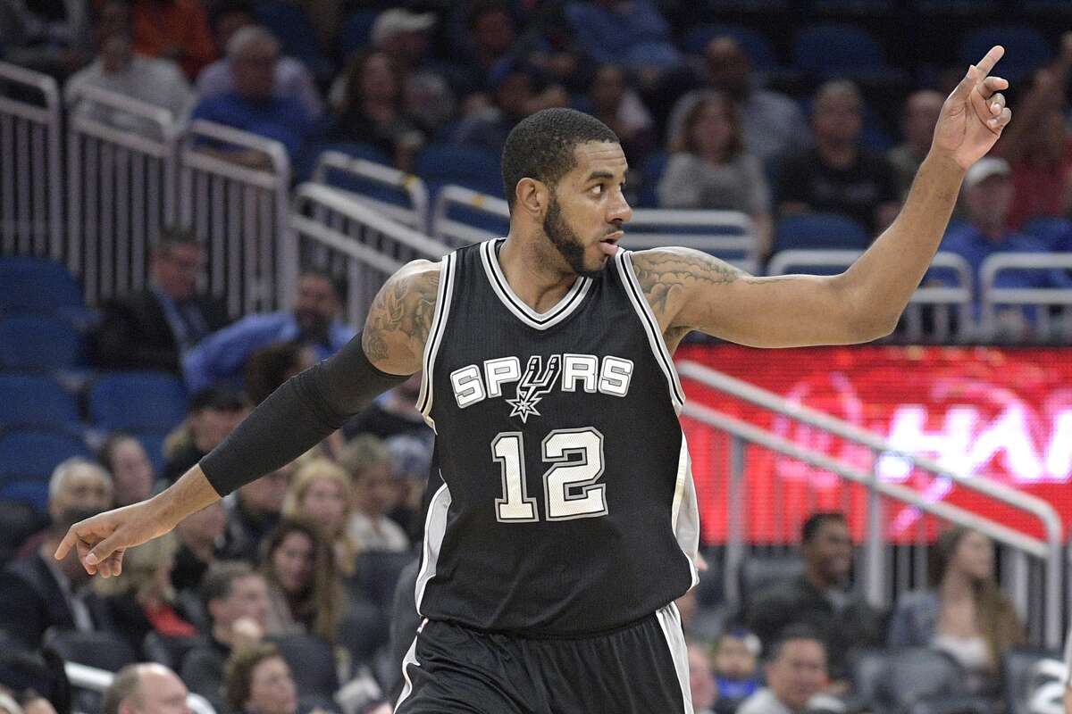 Spurs forward LaMarcus Aldridge made the most of his last game before the All-Star break, scoring a game-high 23 points to help beat Orlando, 107-79, Wednesday night at the Amway Center in Orlando. (AP Photo)