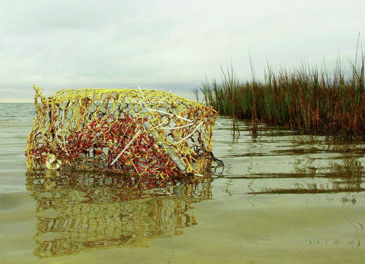 More than 40 species of marine life have been found in derelict crab traps removed from Texas bays by volunteers during the state’s annual crab trap closure/removal period, this year set for Feb. 17-26.