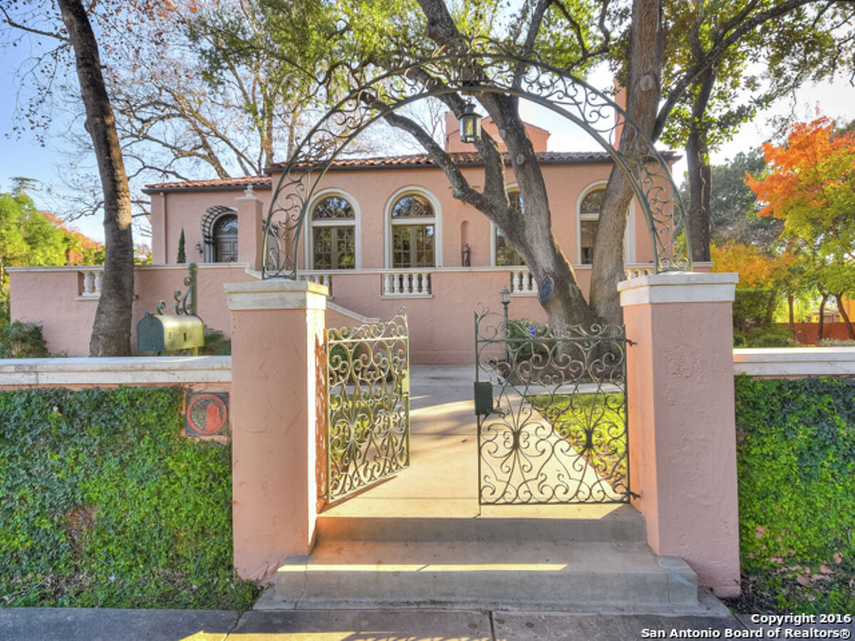 This 8,839-square-foot home at 112 E. Lynwood, located in San Antonio's Monte Vista Historic District, once hosted Emeril Lagasse for multiple episodes of "Top Chef: Texas" and is listed at $1,199,000.