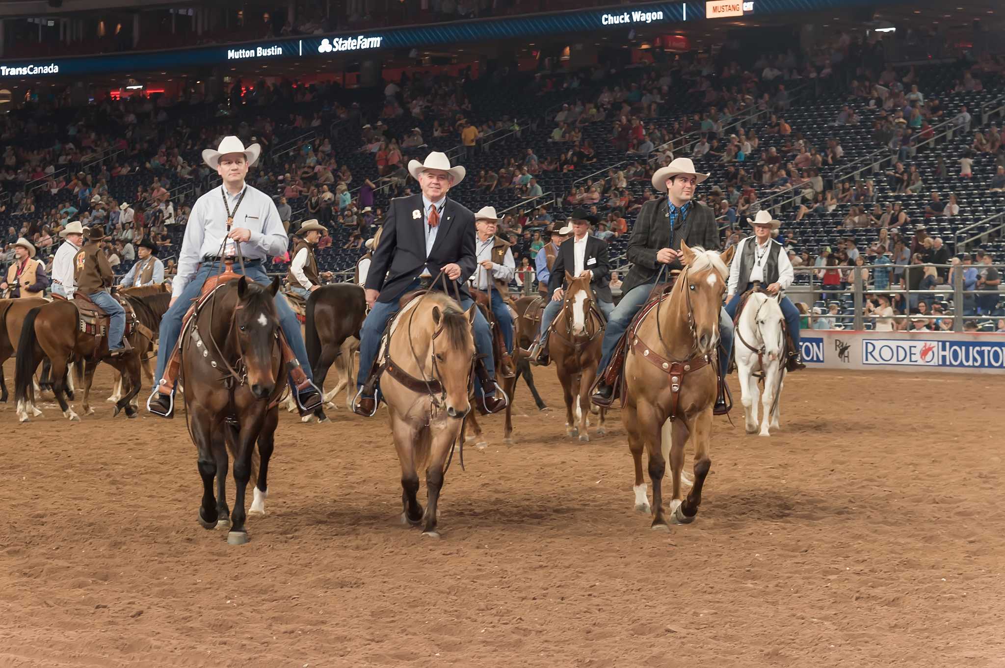 Volunteers help the rodeo ride high