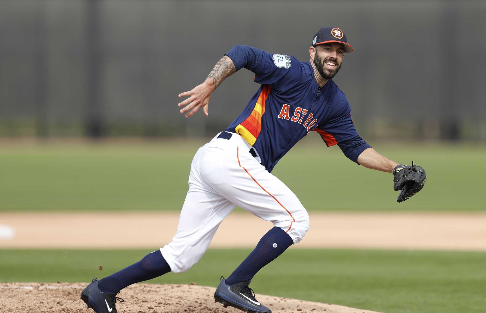 Mike Fiers faces Giancarlo Stanton in spring