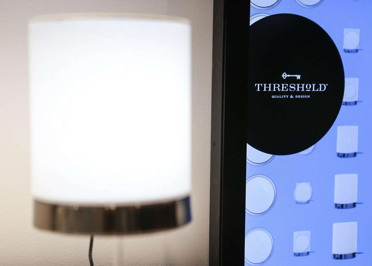 Target's new connected desk lamp being sold under Target�s home furnishings house brand, Threshold is seen at Target's connected device showroom Open House on Thursday, February 16, 2017 in San Francisco, Calif.
