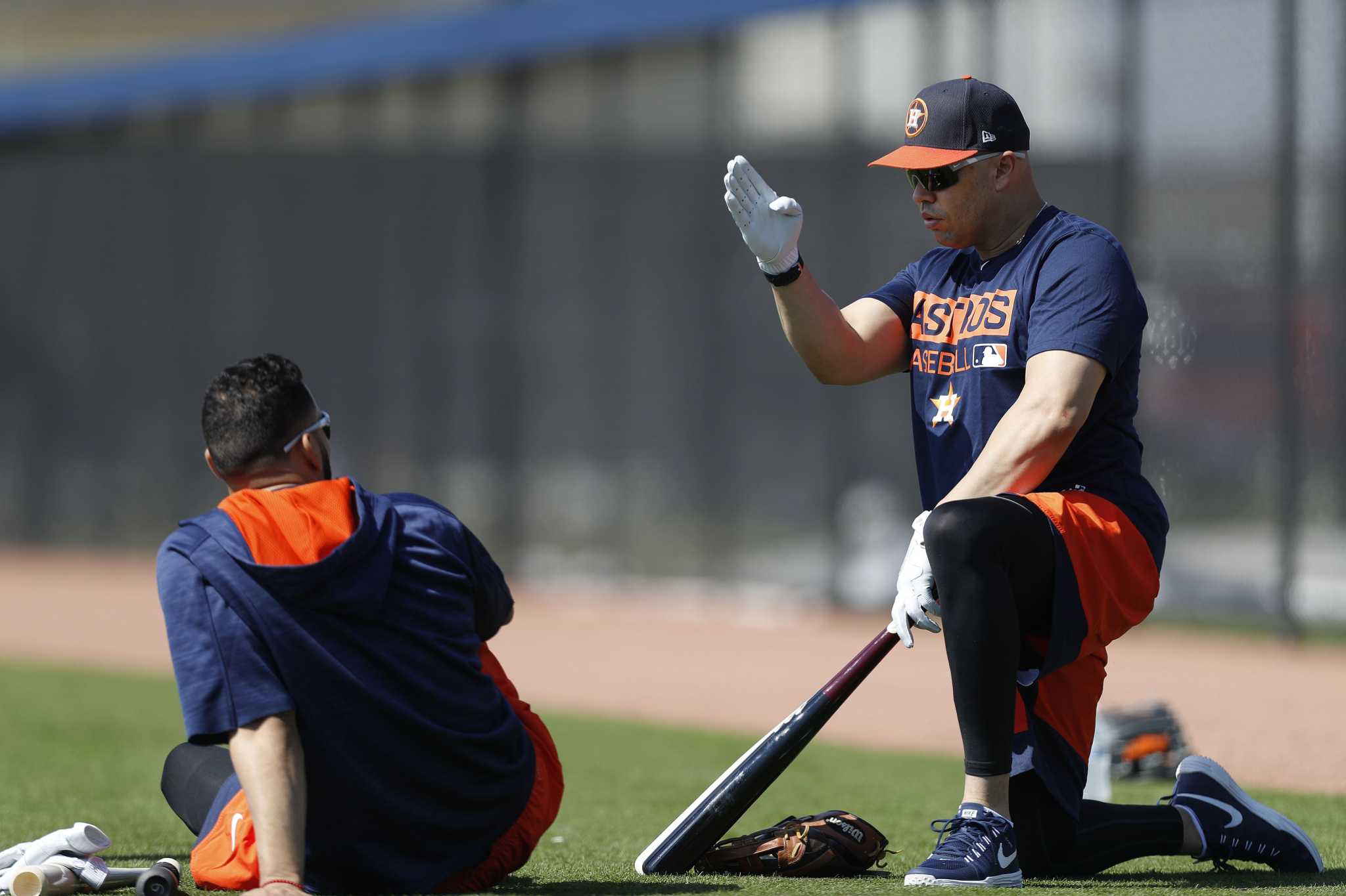 The Astros pranked Tyler White by parking his car in center field during  batting practice