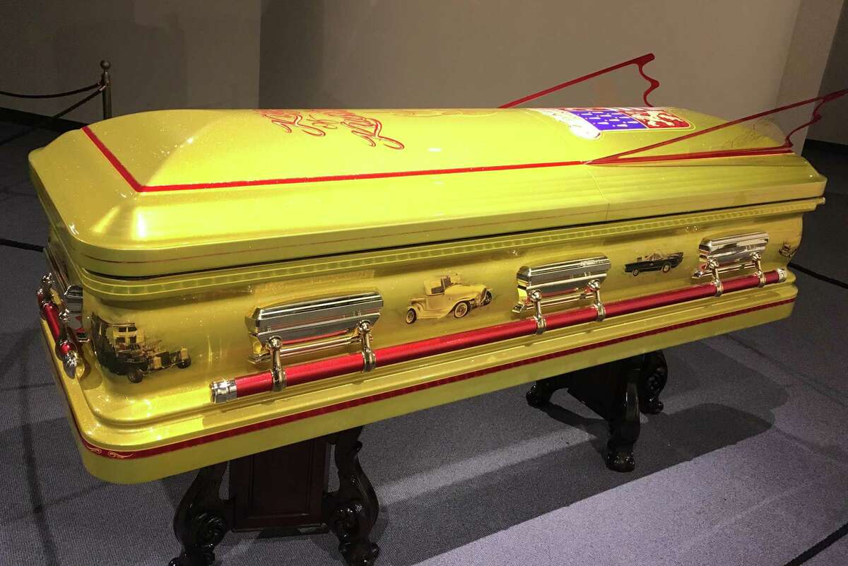 The Funeral Museum has a Â George Barris tribute featuring a1966 Batmobile and coffin replicas.