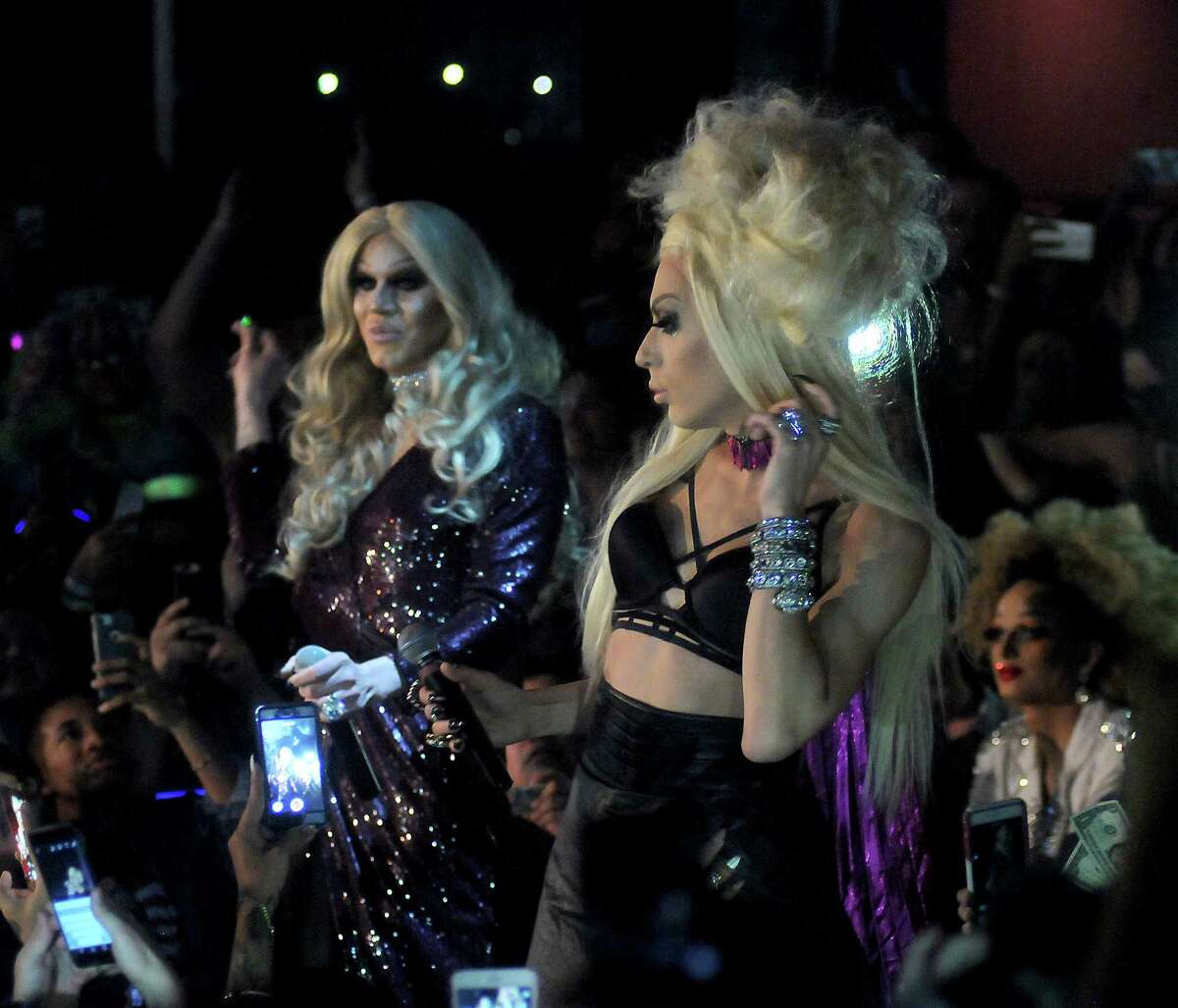 'Drag Race' stars Alaska and Sharon Needles reunite in Houston