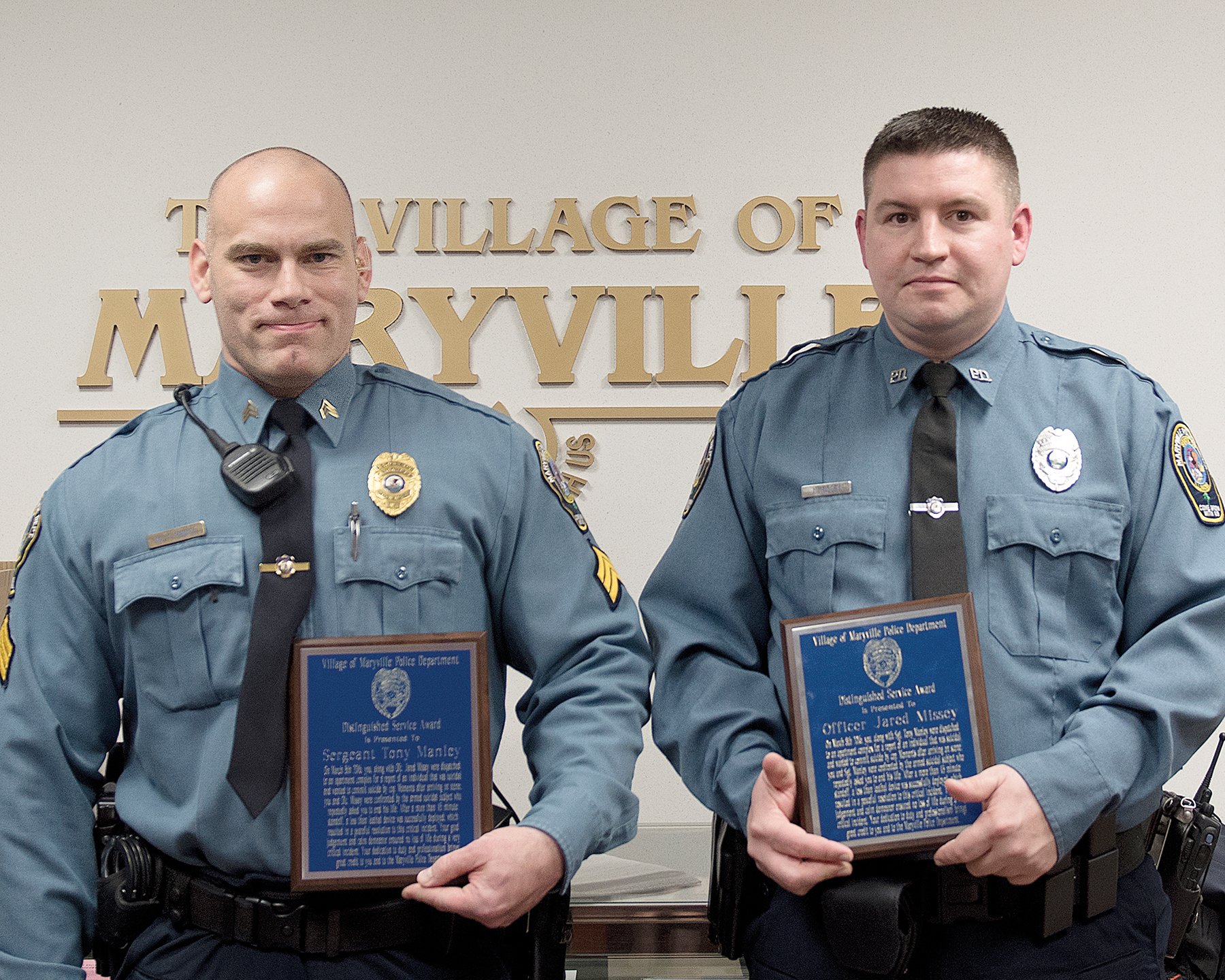 4 Maryville police officers honored The Edwardsville Intelligencer