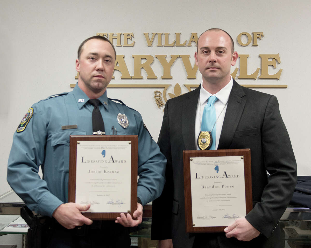 4 Maryville Police Officers Honored 5432