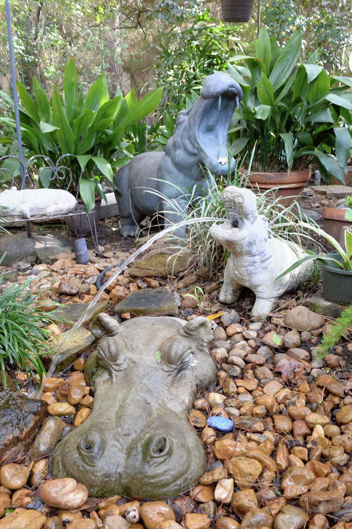 Houston's hippoartcar lady has more than 2,000 hippos in her home