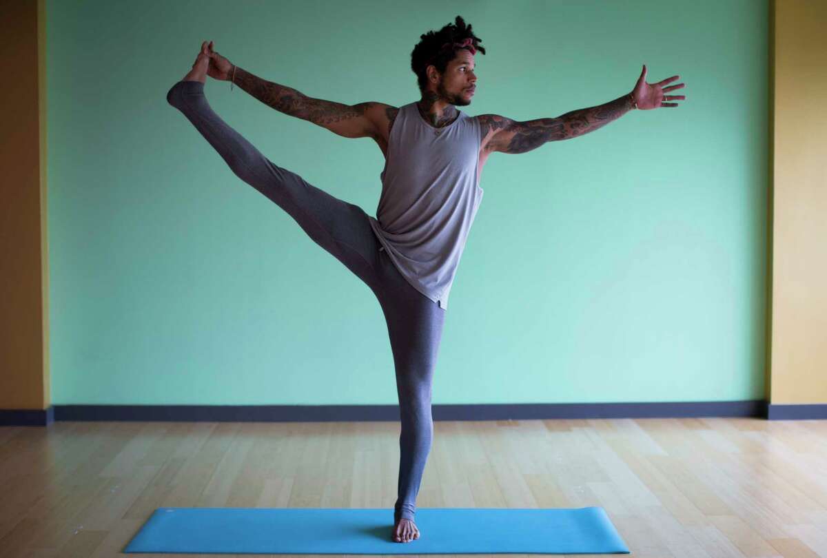 Houston Chronicle Yoga Challenge Day Seven: Standing Leg Raise
